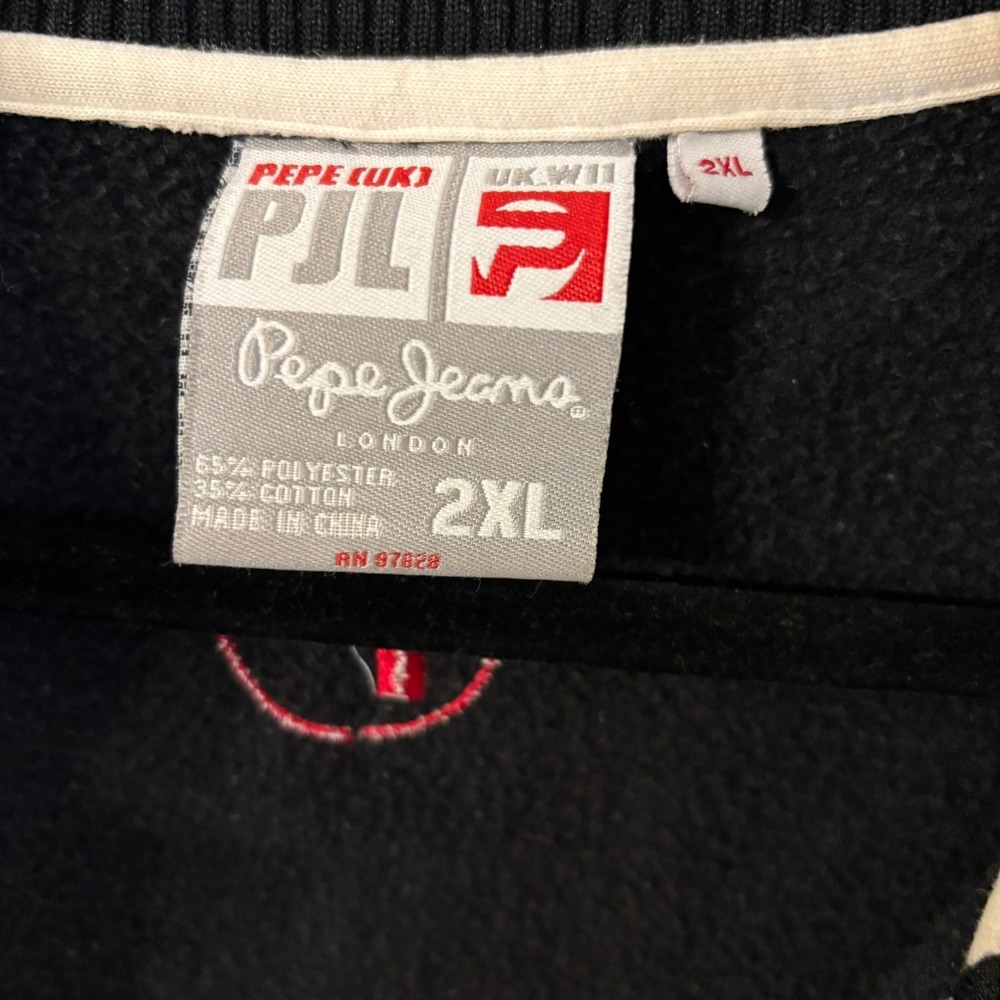 Vintage Pepe Jeans London Full Zip Size 2X Men's Jacket Streetwear Skater Bloke - Picture 5 of 11